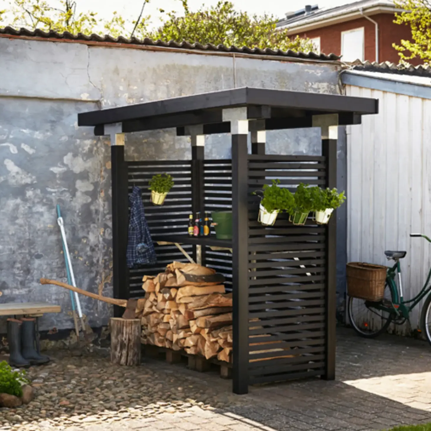 Plus Tokyo hegn 83x140 cm sort