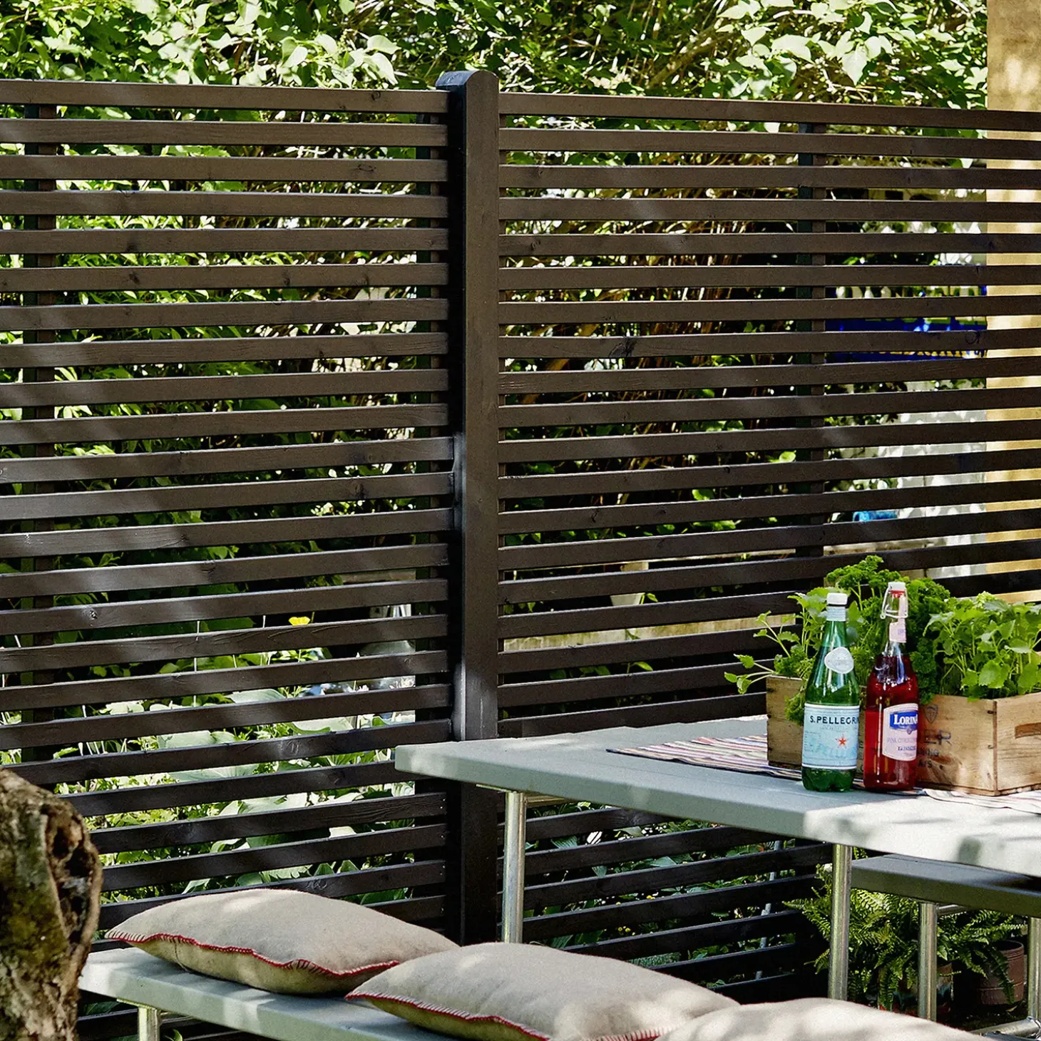 Plus Tokyo hegn 180x90 cm sort