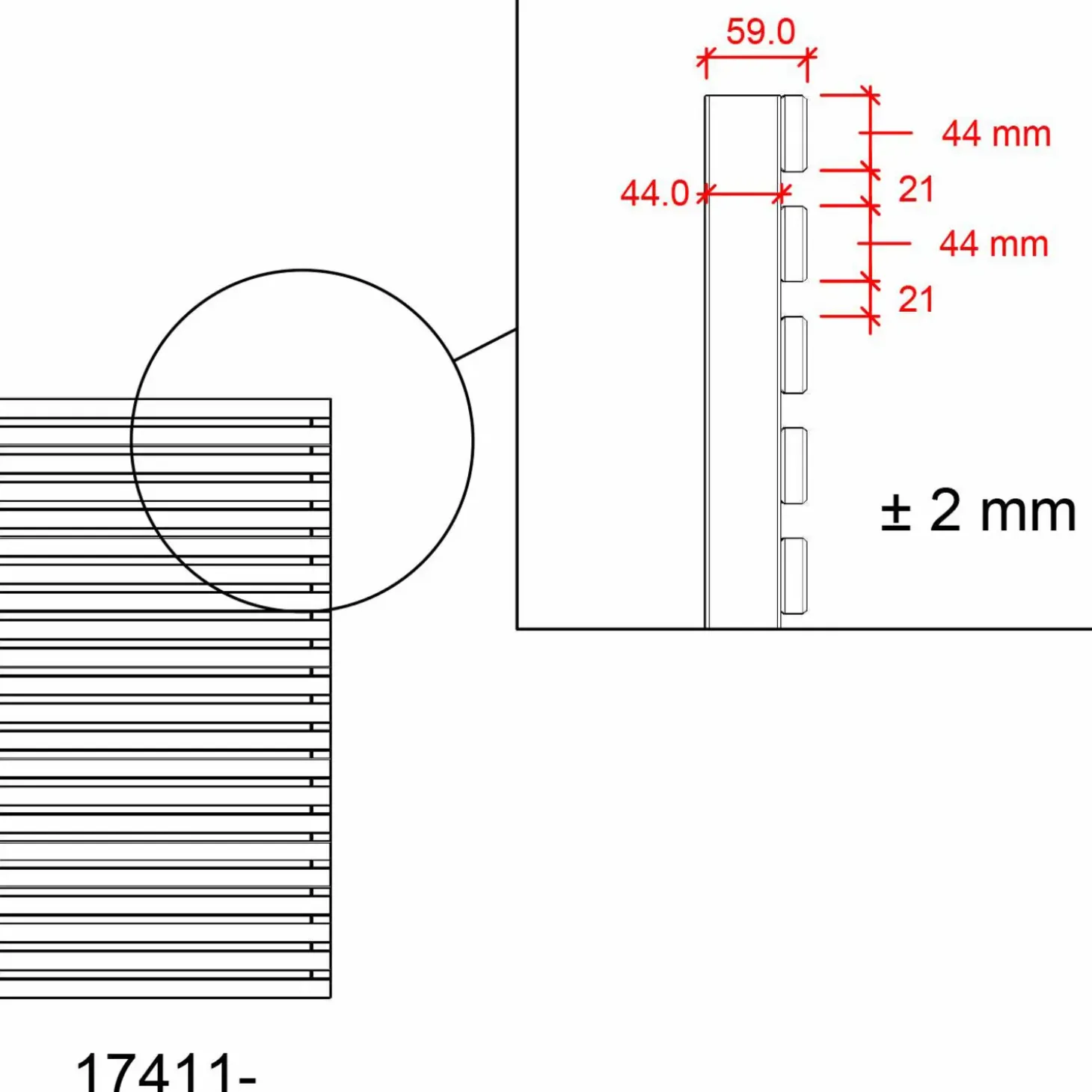 Plus Tokyo Hegn 83x140 cm Umbragrå