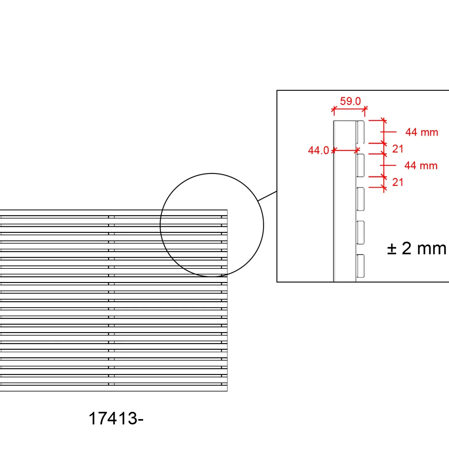 Plus Tokyo Hegn 180x90 cm umbragrå