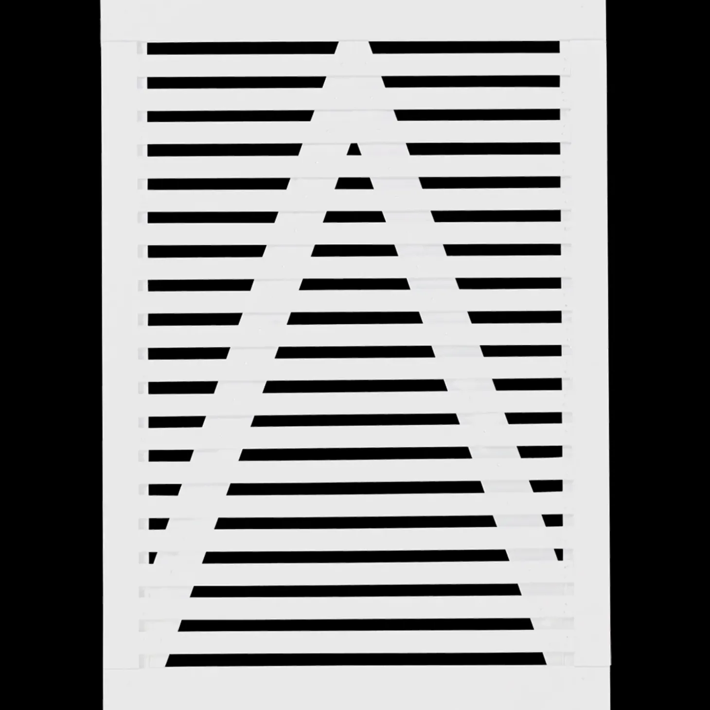 Plus Tokyo renovationsskjuler m/træstolper t/nedgravning hvid