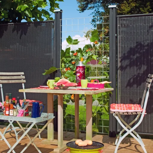 Plus Trend hegn 115×110 cm sort