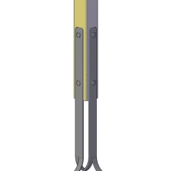 Plus Universal stolpefødder t/nedstøbning 4x60 cm varmgalvanisert