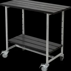 Plus Urban grill-/plantebord med 1 hylde grundmalet sort
