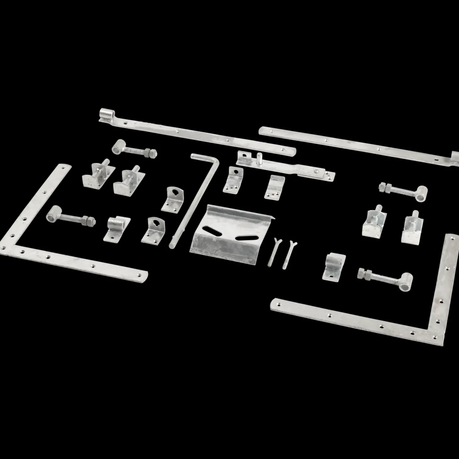 Plus Vinesse dobbeltlåge inkl. beslag 300x98 cm sort