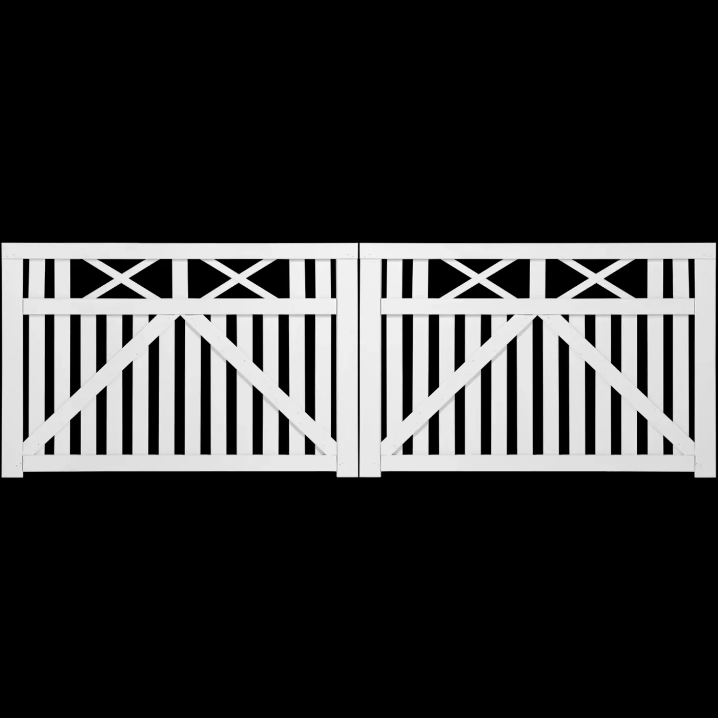 Plus Vinesse dobbeltlåge 300x98 cm hvid