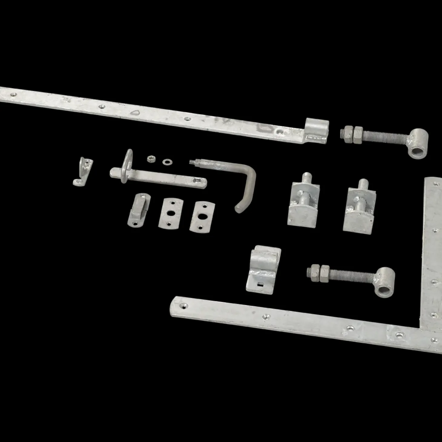 Plus Vinesse enkeltlåge inkl. beslag 100x98 cm hvid