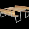 Plus Zigma Bord/Bænkesæt m/2 ryglæn 176 cm ThermoWood®
