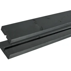 Plus Zigma bord/bænkesæt med 1 ryglæn 392 cm sort