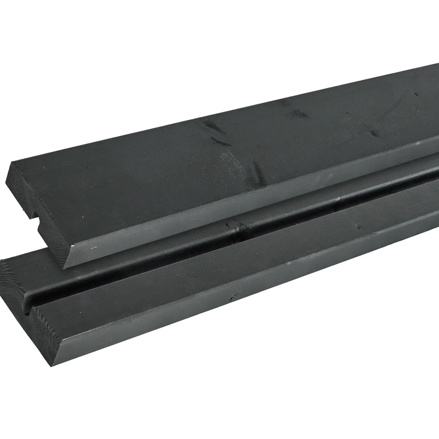 Plus Zigma bord/bænkesæt med 1 ryglæn 392 cm sort