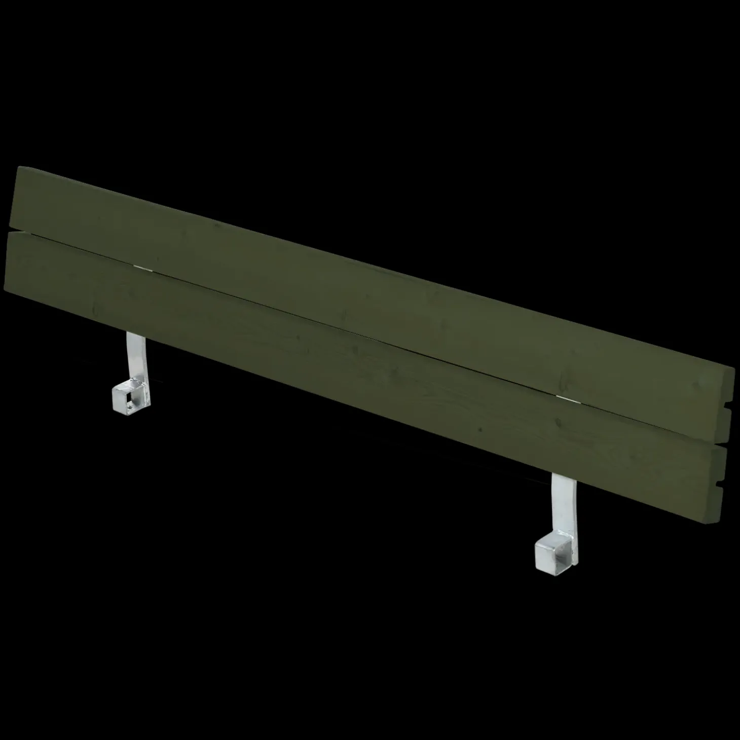 Plus Zigma ryglæn til bord/bænkesæt 166 cm grøn