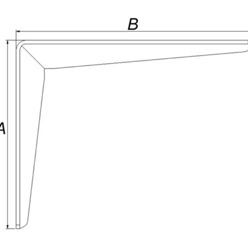 PN hyldeknægt 200x250 mm varmforz.