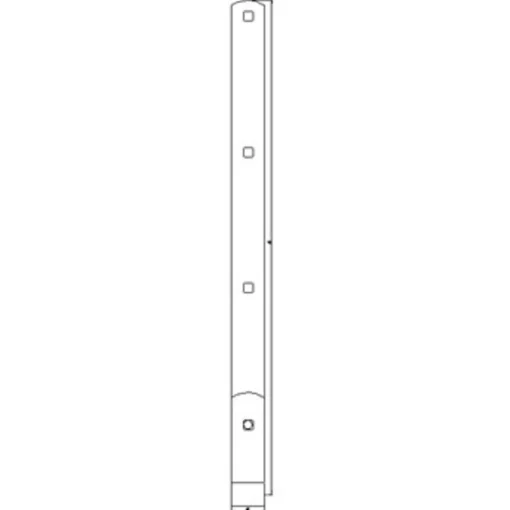 PN nokhængsel til 19 mm tap 750 mm. varmforz.