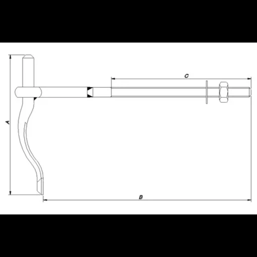 PN pladeskruestabel 146x200 mm m/13 mm tap varmforz.