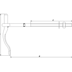 PN pladeskruestabel 198x270 mm m/19 mm tap varmforz.