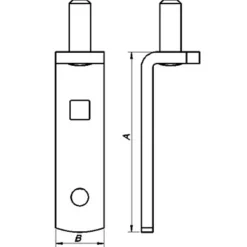 PN pladestabel med 13 mm tap varmforz.