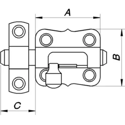 PN skudrigle 33 mm elforzinket