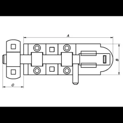 PN skudrigle 155 mm. elforzinket