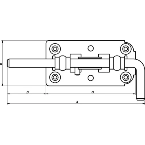 PN skudrigle 415 mm varmforz.