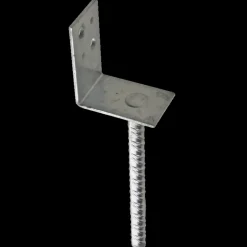 PN stolpefod L-form D75xH90xB50 L200 mm varmforzinket