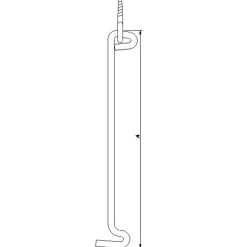 PN stormkrog 208 mm varmforzinket