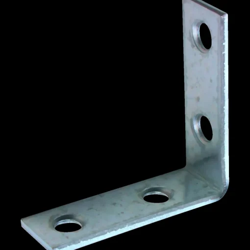 PN vinkelbeslag 55x55x20x2,5 mm. elforzinket