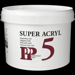 PP Acrylmaling Super 5 hvid 9,1 L