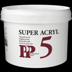 PP Acrylmaling Super 5 S0500-N/Råhvid 10 L