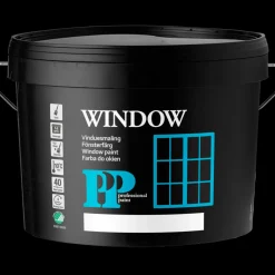 PP Træbeskyttelse / vinduesmaling 3 L Sort
