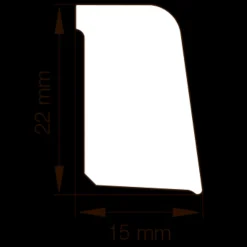 Primo skureliste matsort 15x22x3100 mm