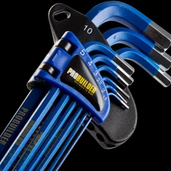 Probuilder stiftnøgle 9 stk m/ekstra langt skaft