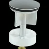 Prop t/bundventil m/løft op prop 1 1/4" krom