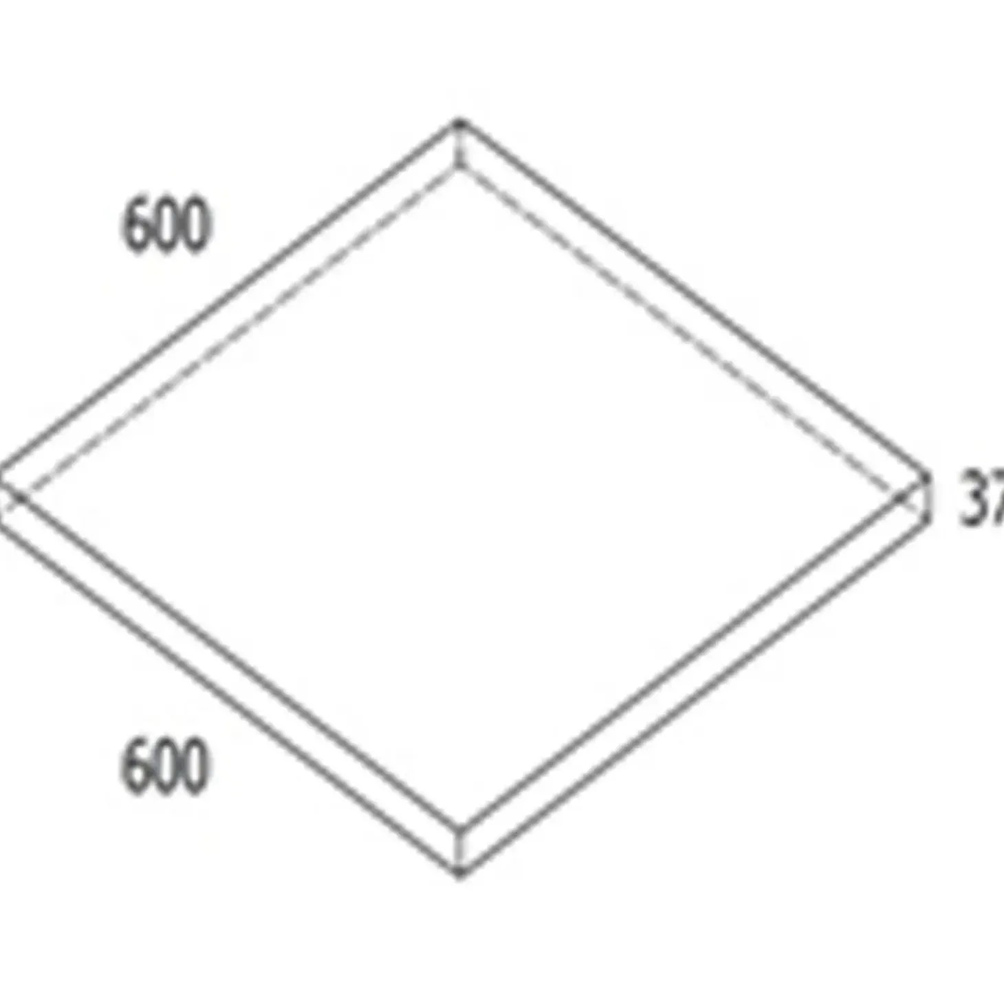 RBR Euro-Line Carbona 60x60x3,7 cm.