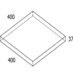 RBR Euro-Line Carbona 40x40x3,7 cm.