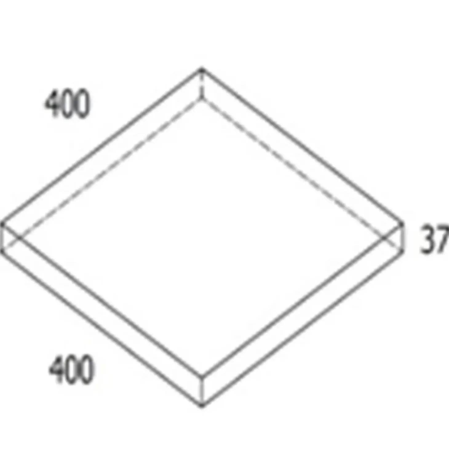 RBR Euro-Line Carbona 40x40x3,7 cm.