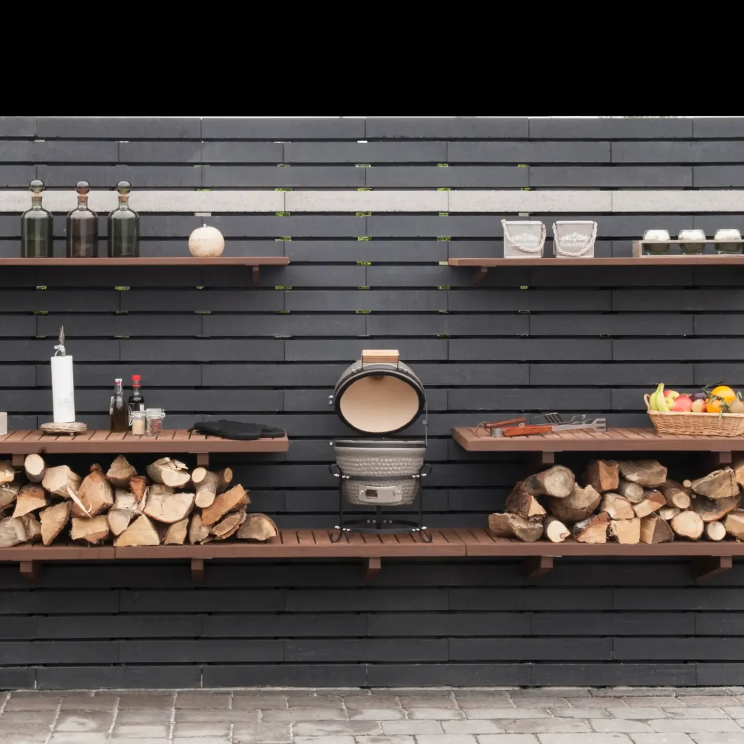 RBR Nordic-Wall bloksten, 60x30x12 cm grå