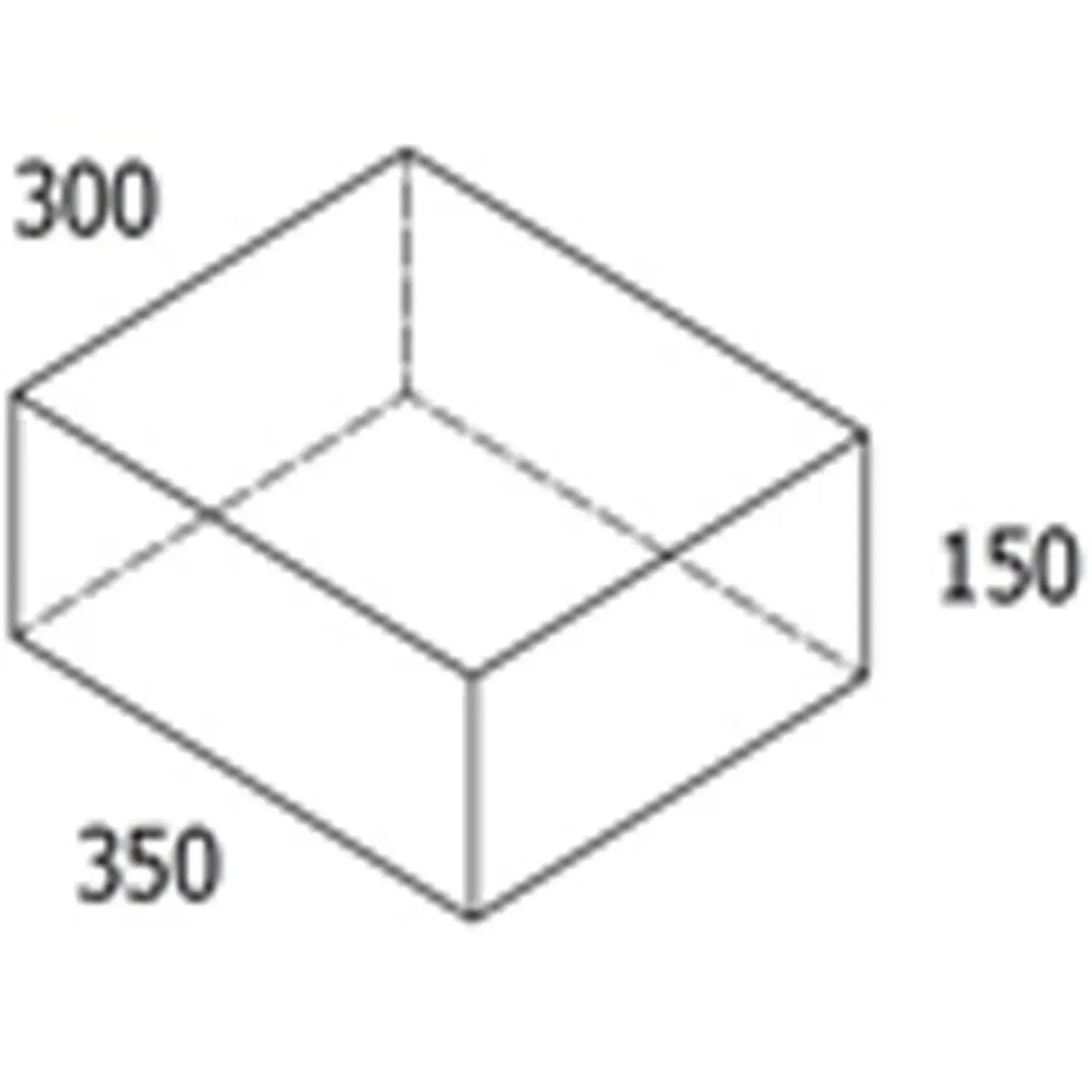 RBR trappetrin koks - 30x35x15 cm