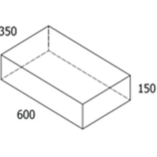 RBR trappetrin koks - 30x35x15 cm