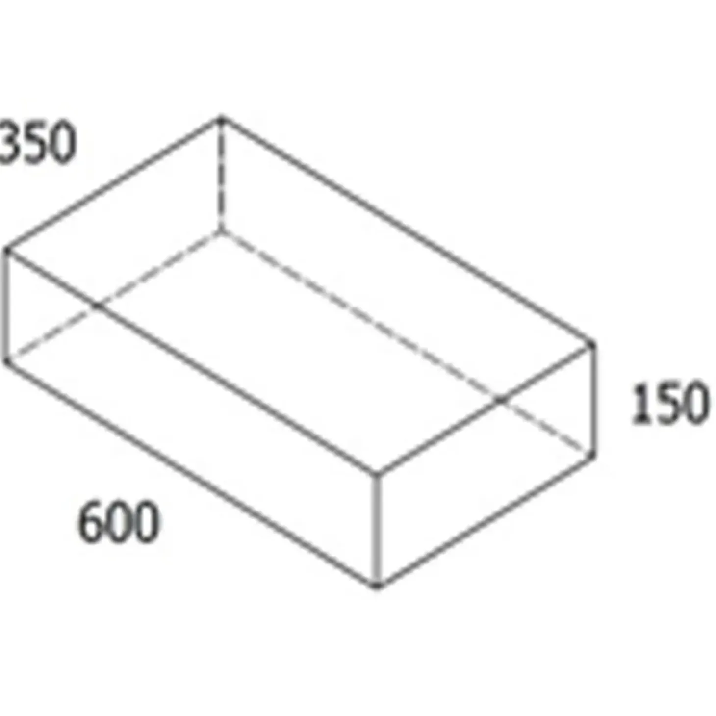 RBR trappetrin koks - 30x35x15 cm
