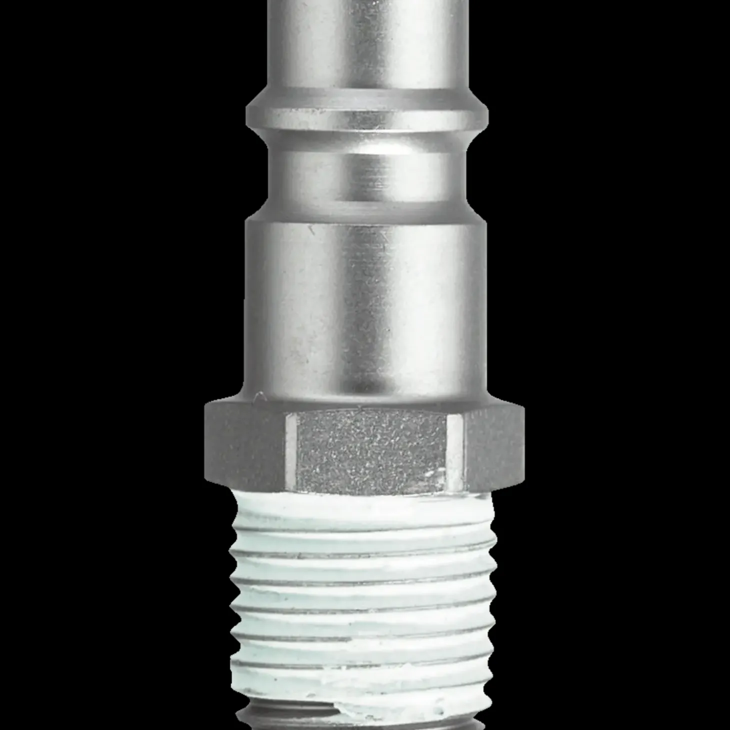 Rectus trykluft-nippel 1/4" udv. gevind