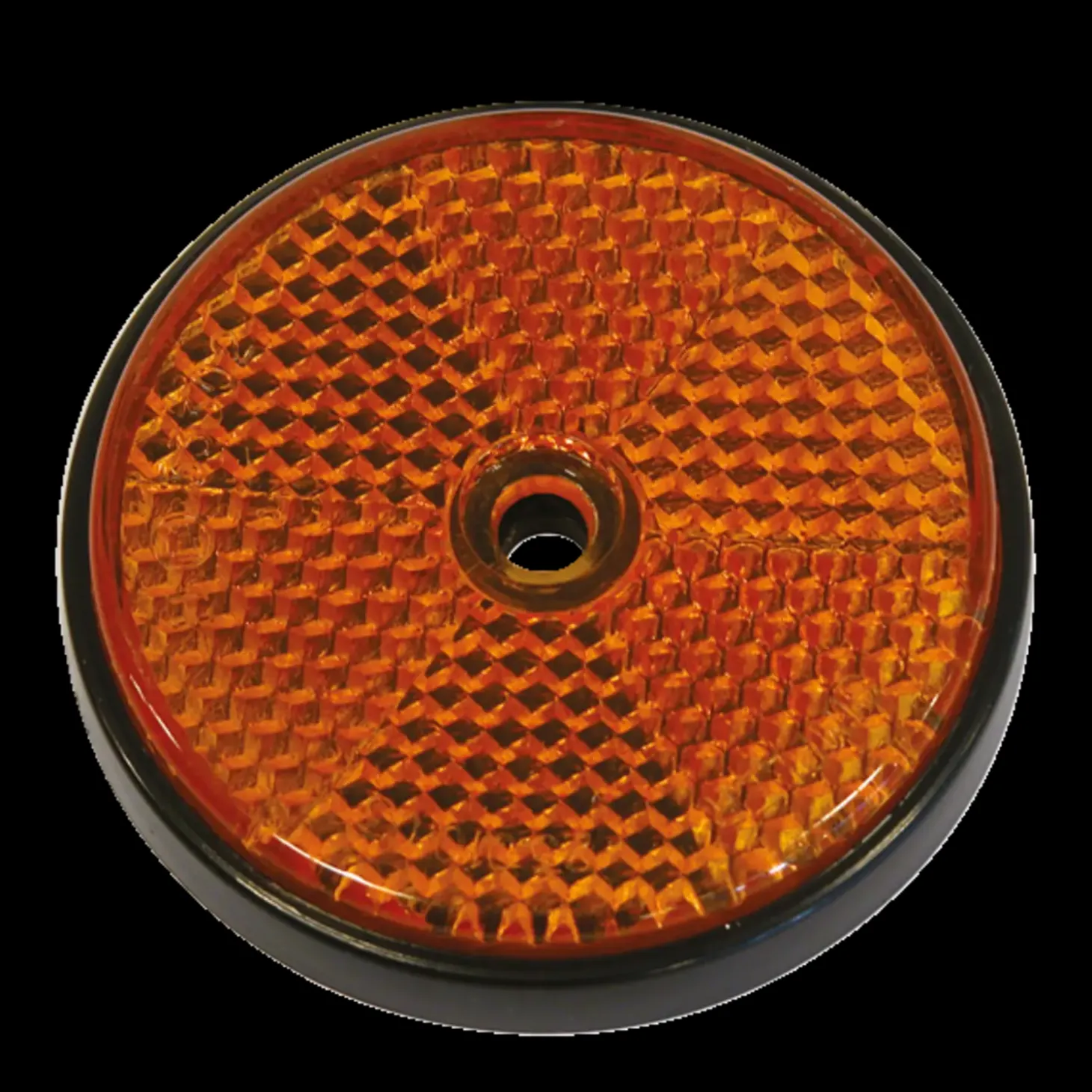 Refleks rund 70 mm orange