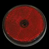Refleks rund 70 mm rød