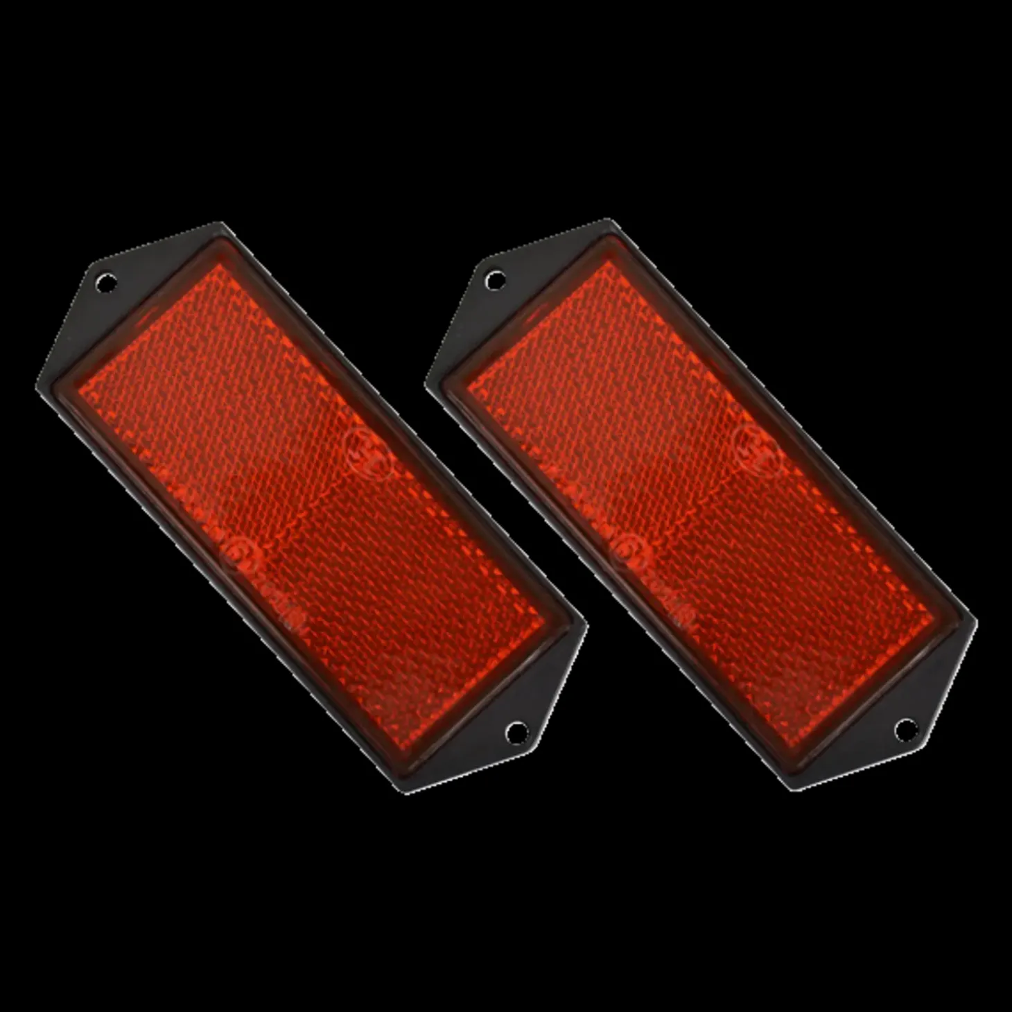 Reflekser 104x40 mm rød 2 stk