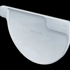 Rheinzink halvrund højre endebunde 280 mm