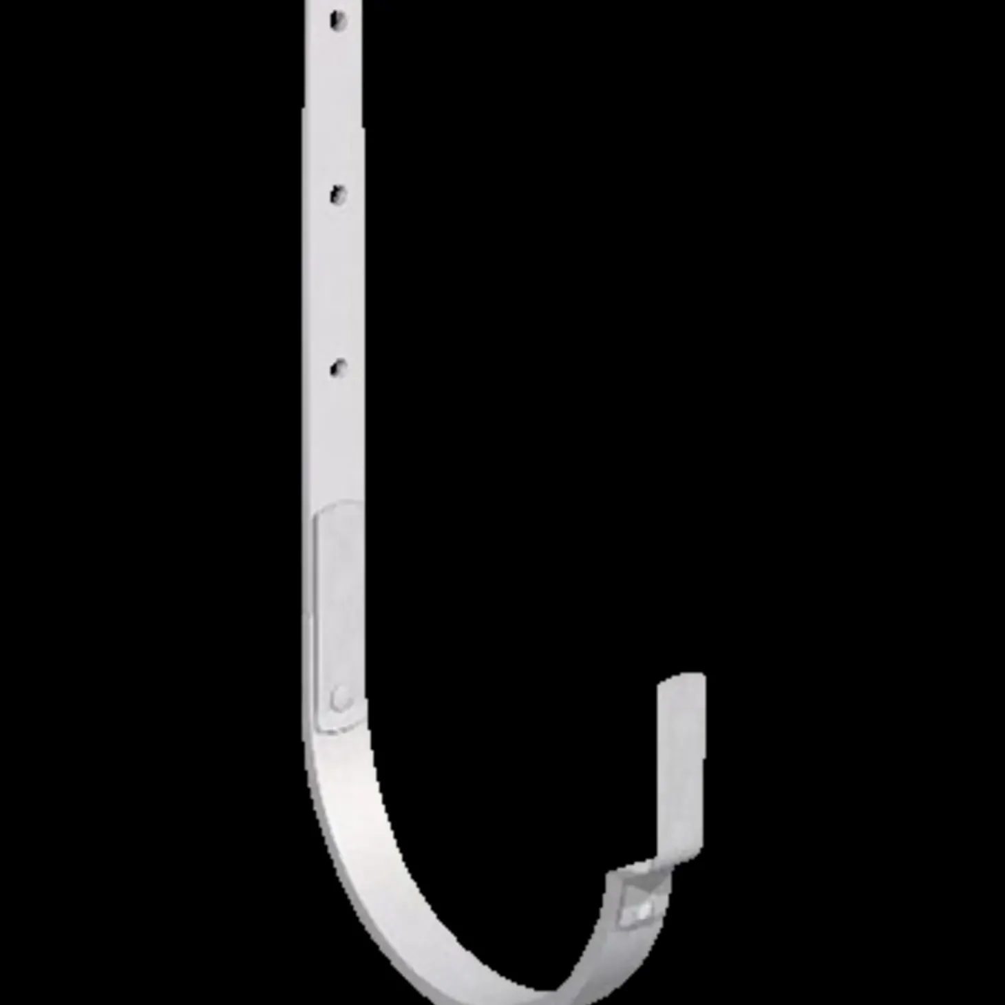 Rheinzink halvrund rendejern m/rustfri fjeder 280x305 mm