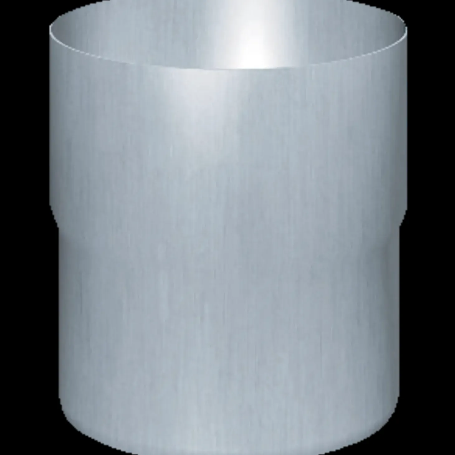 Rheinzink rørmuffe Ø76 mm