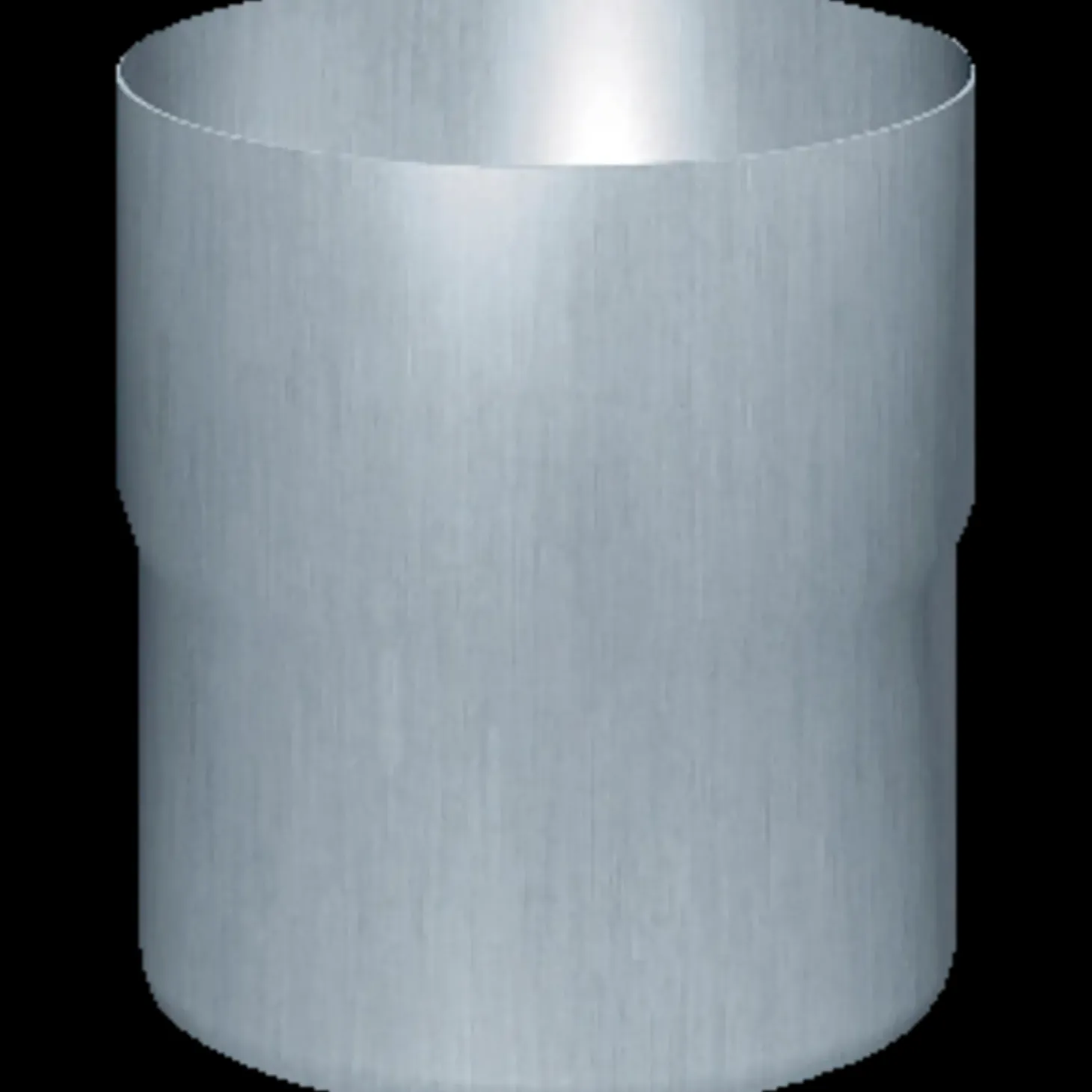 Rheinzink rørmuffe 87 mm