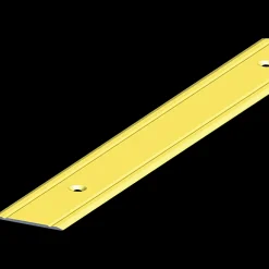 Roliba tæppeovergang m/centrerede huller 2x30 mm 1 m elox. Mes