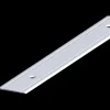 Roliba tæppeovergang m/centrerede huller 2x30 mm x1 m elox. Alu