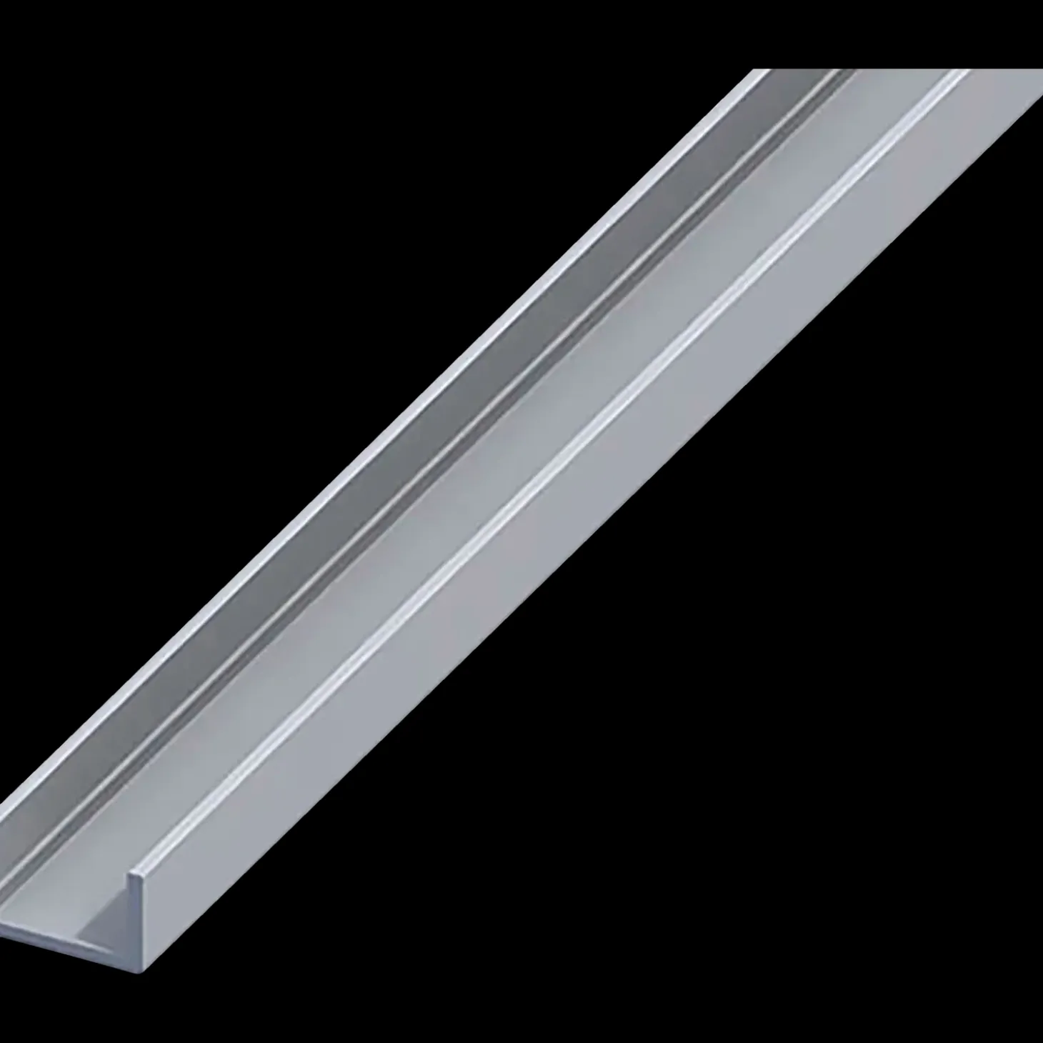 Roliba U-profil 10x13,5 mm x 1 m elox. Alu